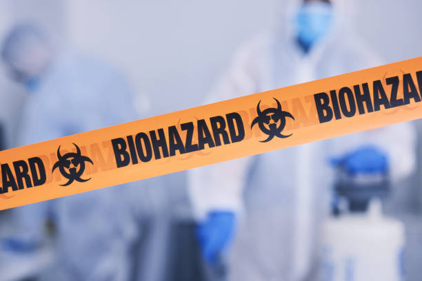 Professional Blood Cleanup technician working in Port Jefferson, NY